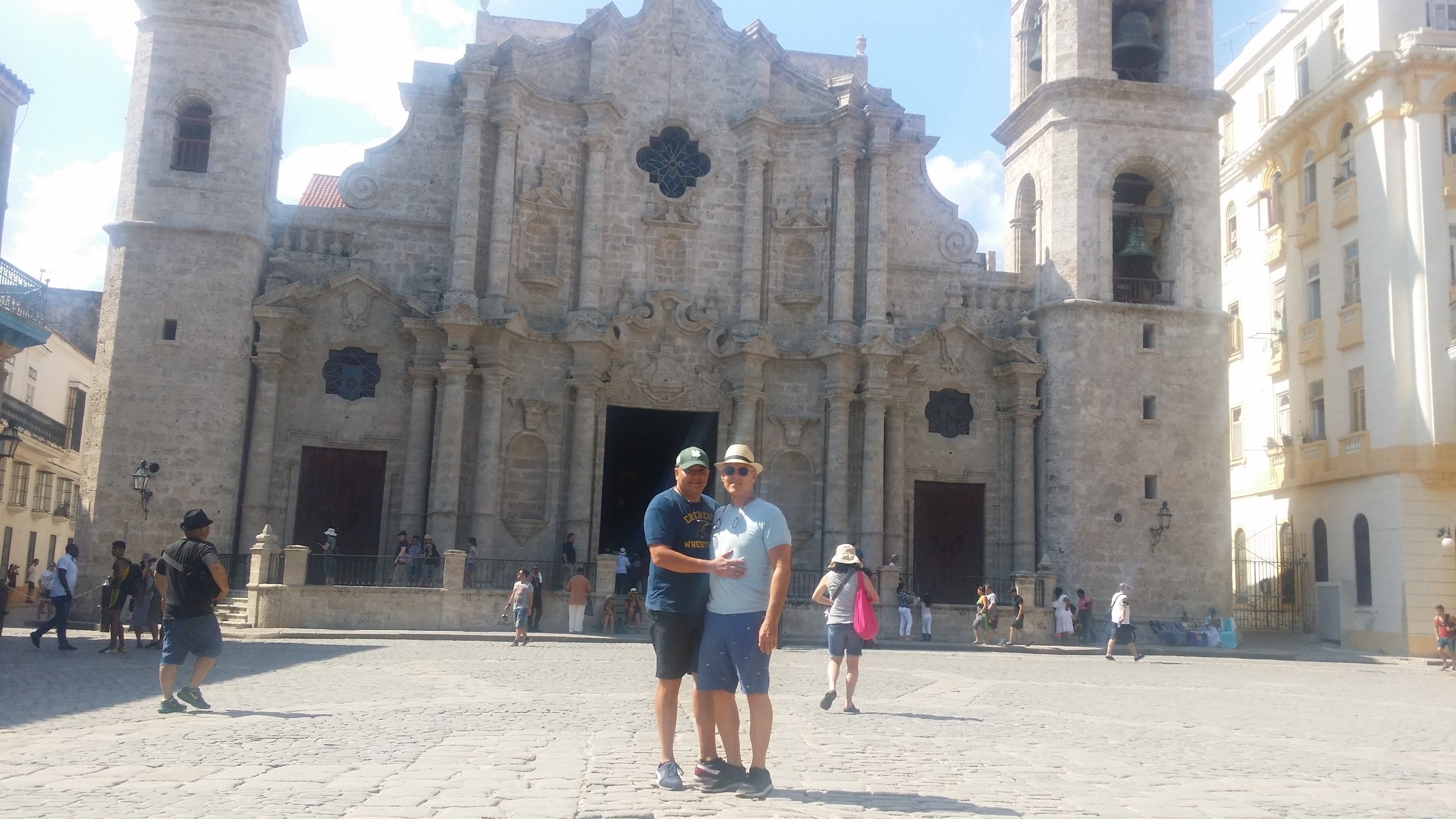 Site seeing in Havana Cathedral Square