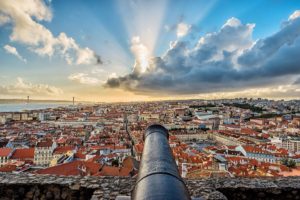 The São Jorge Castle in Lisbon